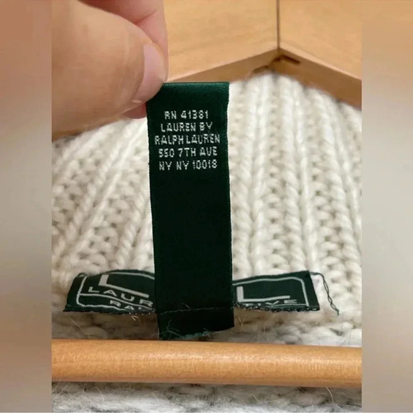 Lauren Active Ralph Lauren Womens Alpaca
Zip Sweater Jacket XL - Picture 7 of 13